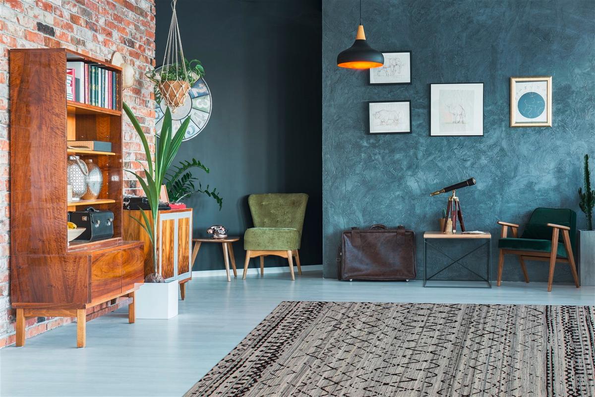 Flachwebteppich Grau Naturfarben Phoenix 120x170 cm - Naturfarben/Grau, KONVENTIONELL, Textil (120/170cm) - Kayoom