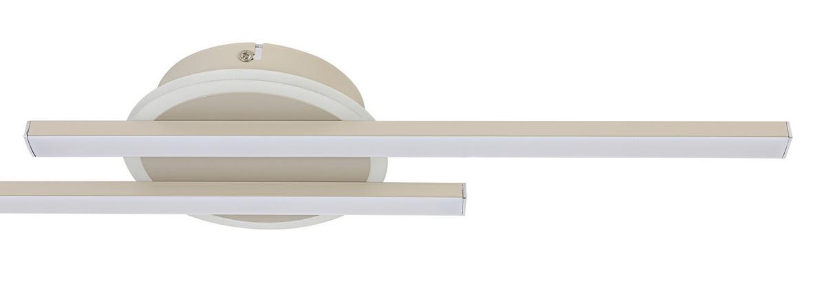 STROPNÉ LED SVIETIDLO OLGA - piesková, Modern, kov/plast (58/15/5cm) - Mömax