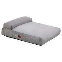 Hundebett Scotty Komfort-Bett Grau 110x80cm - Grau, Basics, Textil (110/80cm) - Yatas