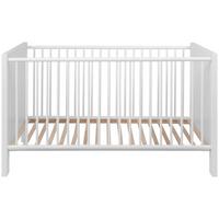 Gitterbett Landwood 66b Weiss Matt - Weiß, Basics, Holz/Holzwerkstoff (164/84/77cm) - MID.YOU