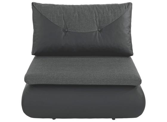 Jednomiestny Sedák Timo - čierna/tmavosivá, Moderný, umelá hmota/textil (98/85/80cm) Jednomiestny Sedák Timo - čierna/tmavosivá, Moderný, umelá hmota/textil (98/85/80cm)