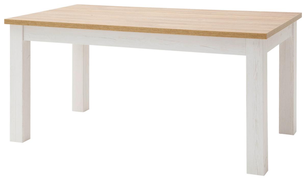Esstisch Brixen 160x90 Cm Eiche/pinie Dekor - Eichefarben/Pinienfarben, LIFESTYLE, Holzwerkstoff (160/90/77cm) - Livetastic