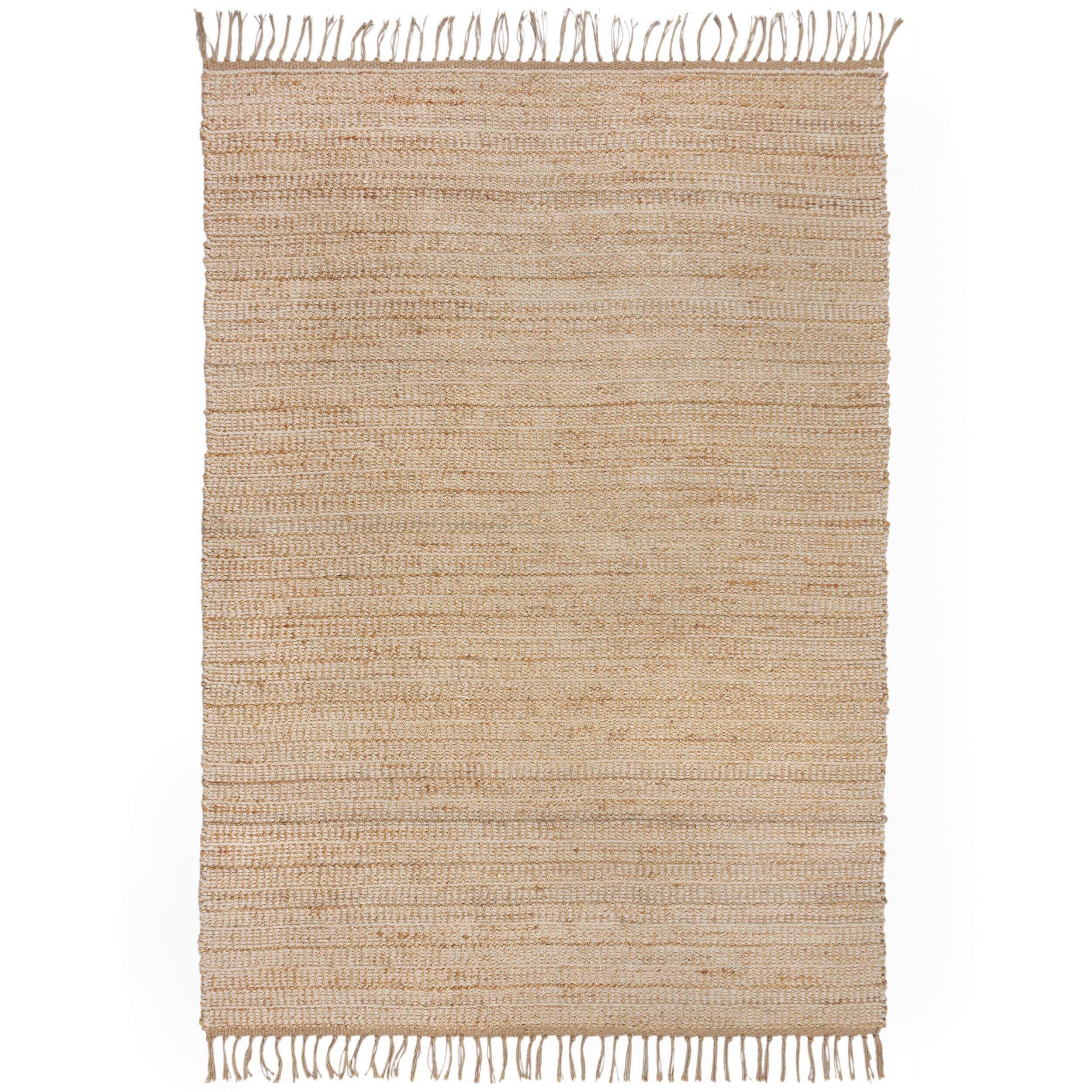 Handwebteppich Levi - Naturfarben, KONVENTIONELL, Textil (60/110cm)