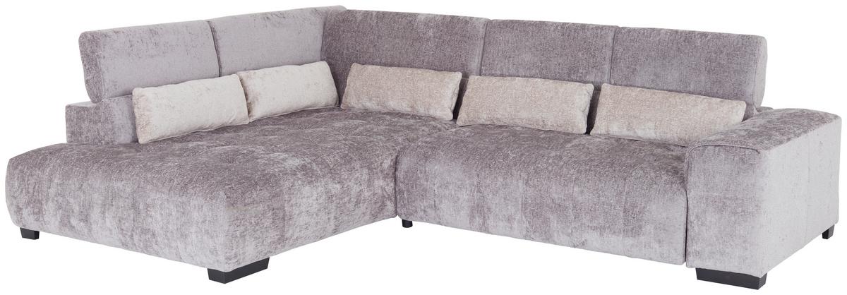 Ecksofa mit Schlaffunktion Matera 230x311 cm - Beige/Schwarz, MODERN, Holz/Holzwerkstoff (230/311cm)