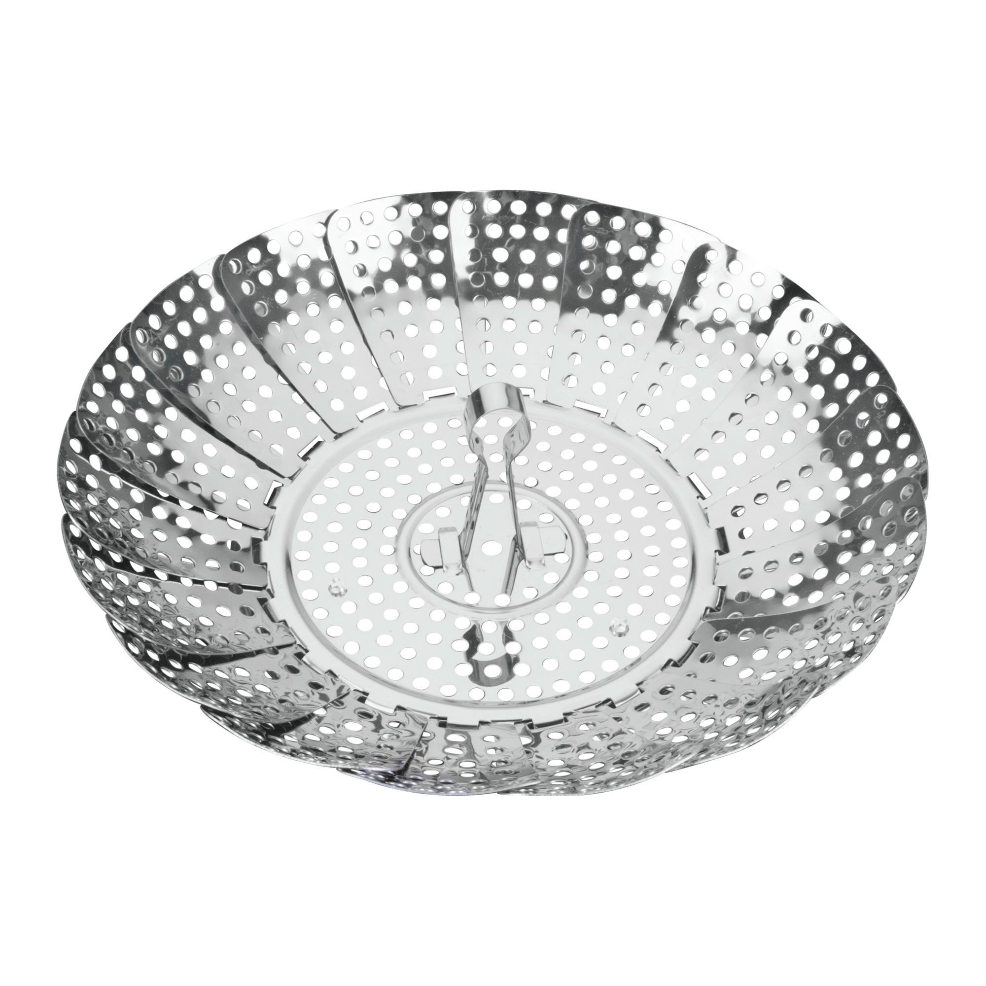 Dampfeinsatz Maresa Chrom D: Von ca. 14 - 23 cm - Edelstahlfarben, Basics, Metall (23cm) - Metaltex