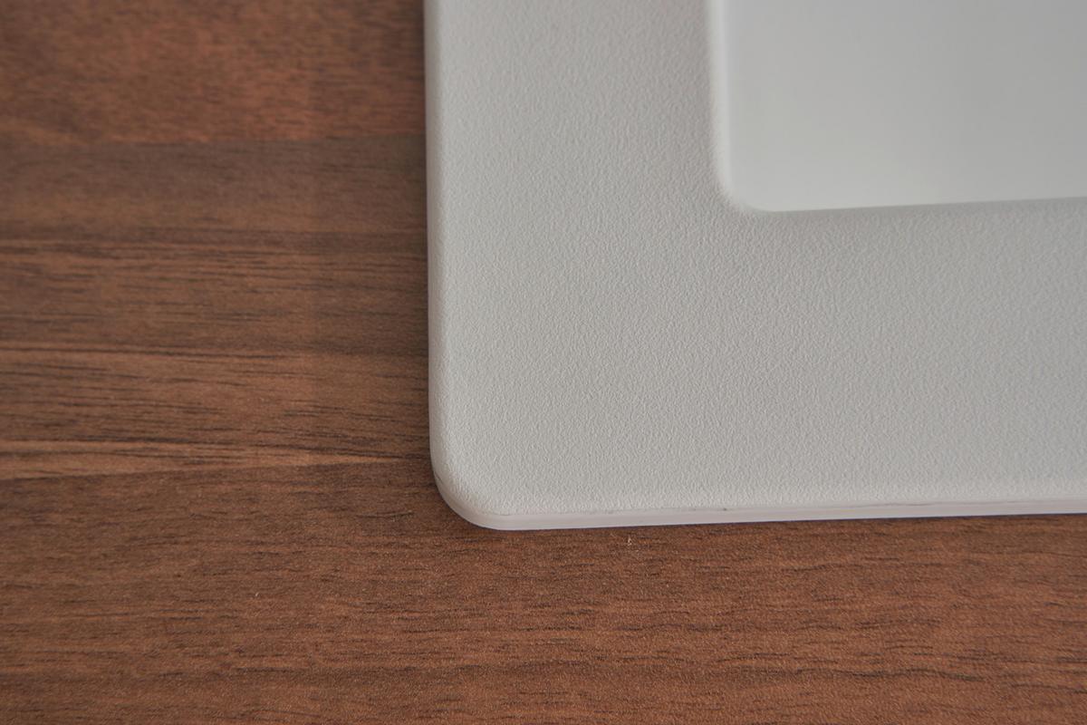 Spüle Respekta Denver Bxt: 78x43.5 cm - Weiß, Trend, Glas/Kunststoff (78/17/43,5cm) - Respekta