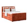 Boxspringbett Mit Topper Und Bettkasten 140x200 Cm Medino - Rostfarben, KONVENTIONELL, Holz/Holzwerkstoff (140/200cm) - Luca Bessoni