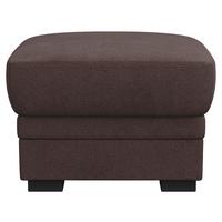 Taburetka MARCUS, hnedá ženilka - hnedá/čierna, Basics, textil/plast (68/45/68cm) - MID.YOU