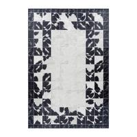 Flachwebteppich Fiesta - Creme/Schwarz, Design, Textil (200/290cm) - Novel