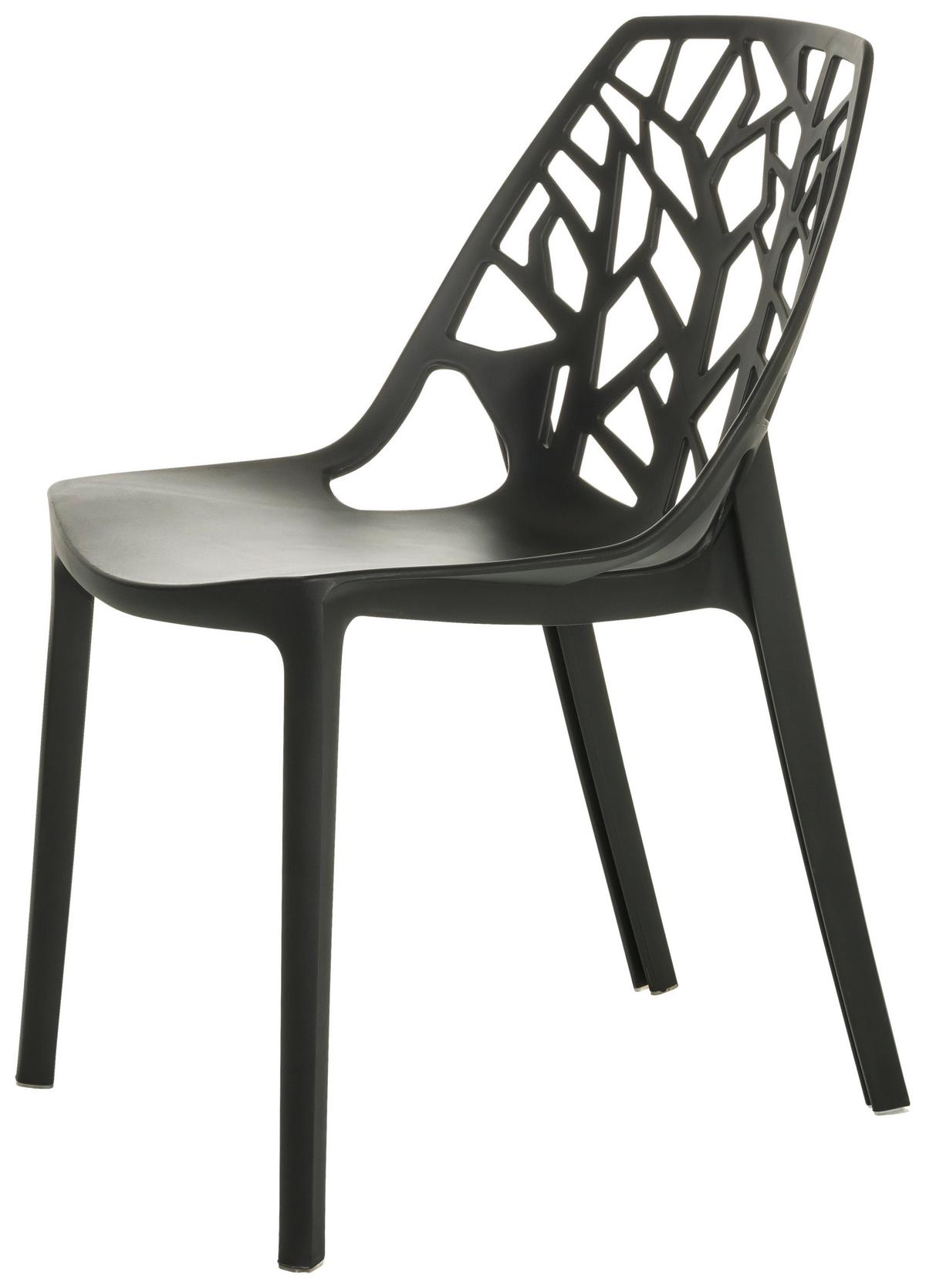 Stuhl Artifo Tri - Schwarz, Basics, Kunststoff (47/80/56cm) - MID.YOU