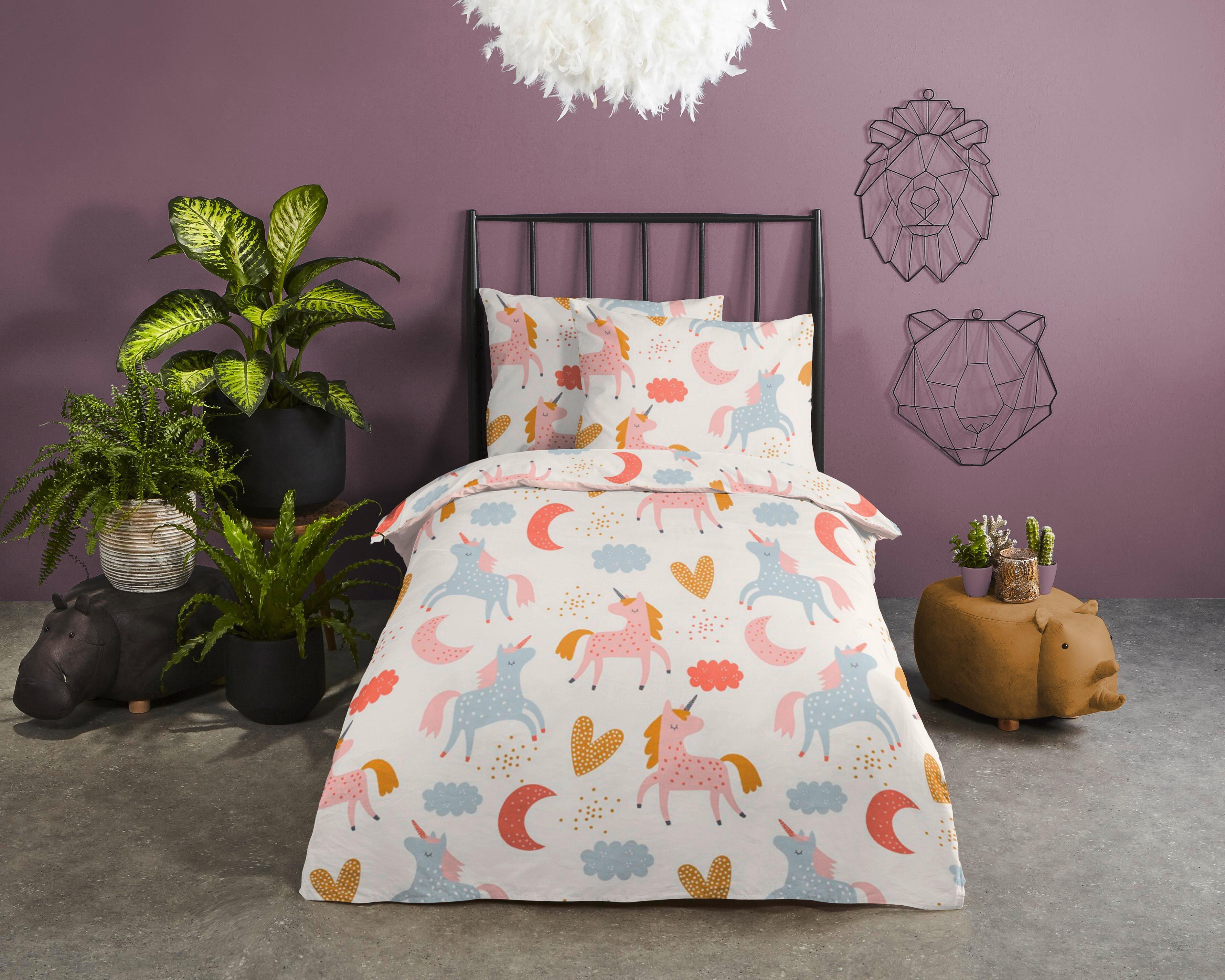 Kinderbettwäsche Unilove Multicolor 120x150 Cm - Multicolor, Trend, Textil (120/150cm)
