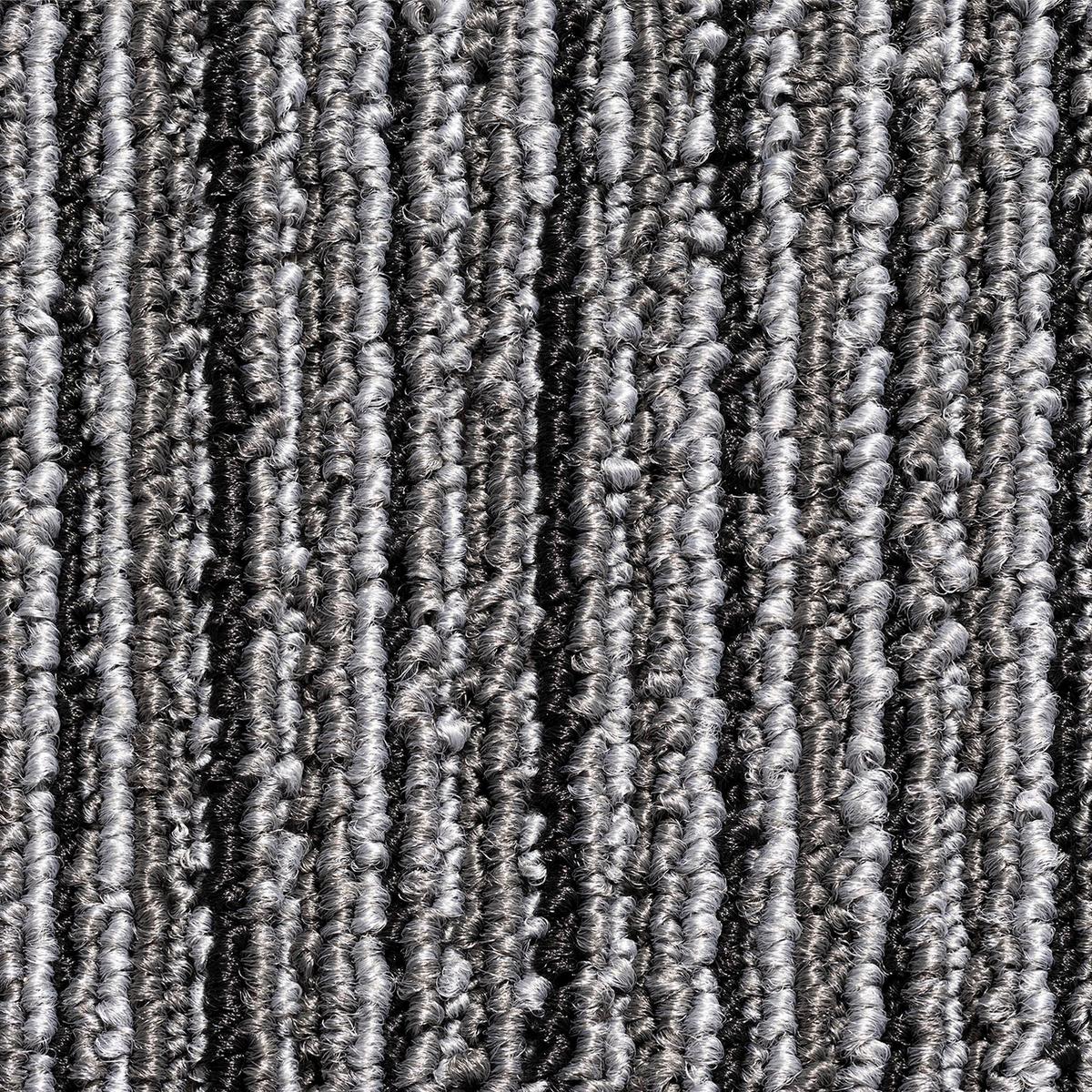 Teppichfliese Dunkelgrau Matrix 50x50cm Florhöhe 3mm - Dunkelgrau, Basics, Textil (50/50cm)