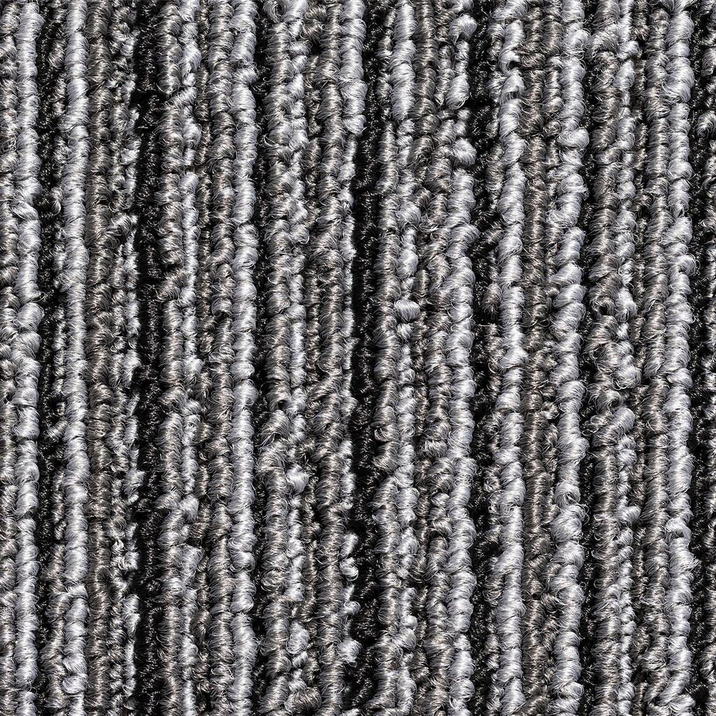 Teppichfliese Dunkelgrau Matrix 50x50cm Florhöhe 3mm