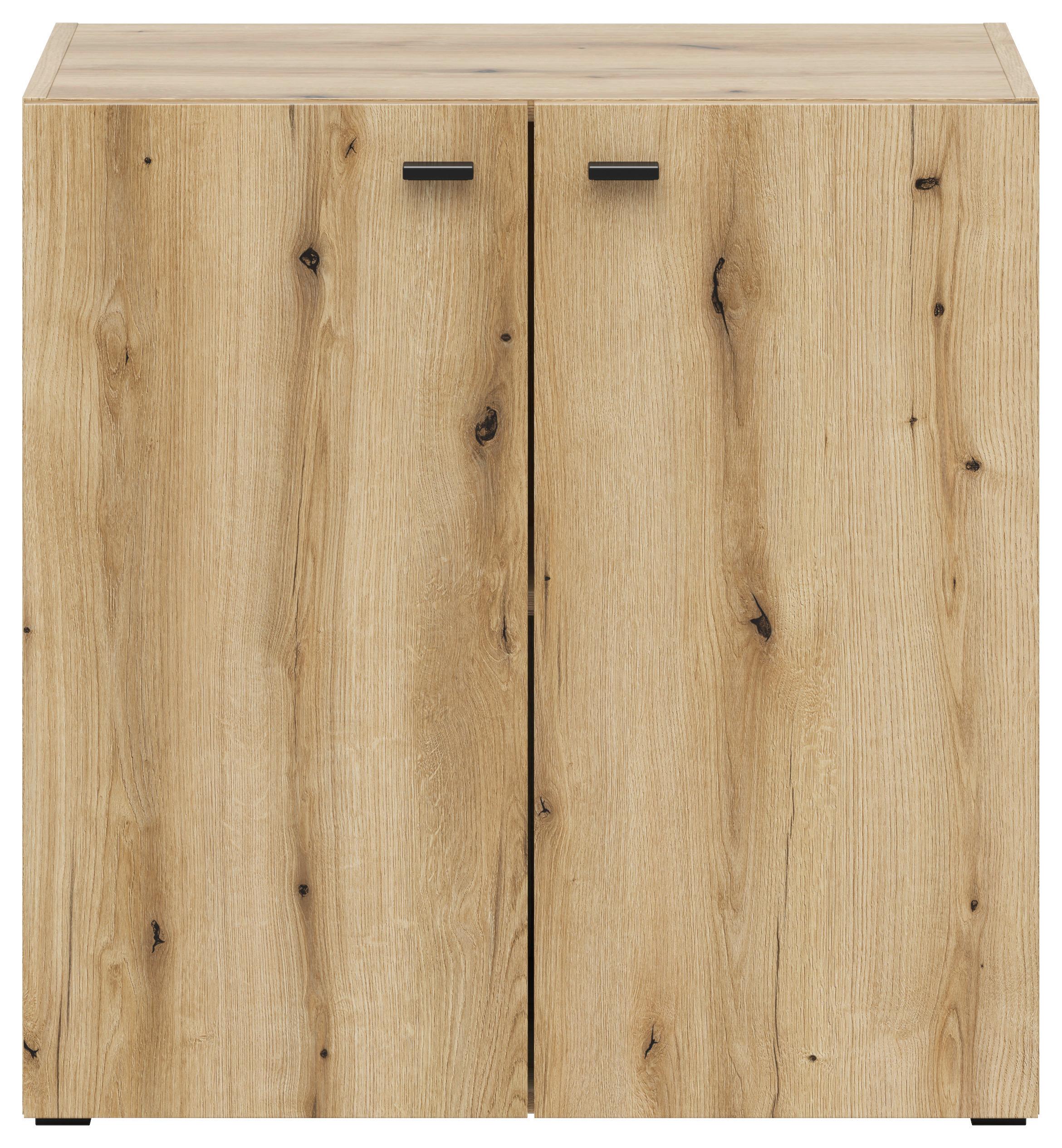 Kommode 2 Türen, B: 64 cm Sixty-Four ,eichefarben