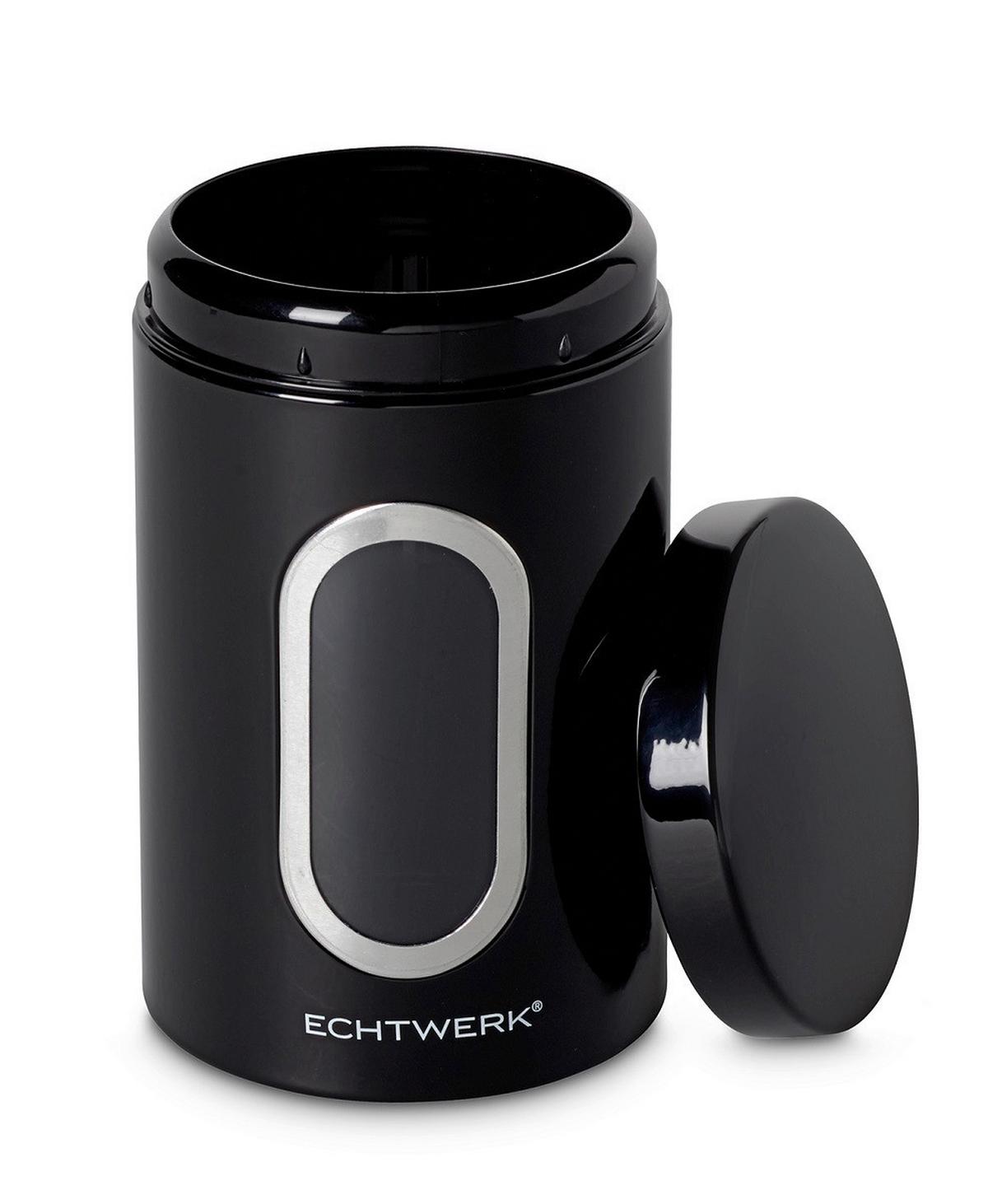 Vorratsdose Echtwerk Stilvolle Vorratsdose - Schwarz, MODERN, Metall (12/18/12cm) - Echtwerk