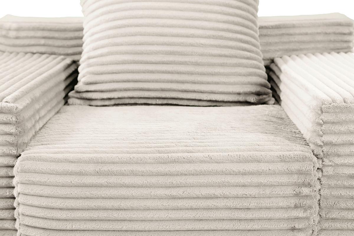 Sessel Astra Beige B: 106 cm - Beige, Design, Textil (106/60/100cm) - P & B