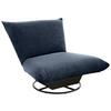 Relaxsessel Cremona Polyester Dunkelblau - Schwarz/Dunkelblau, Design, Textil (100/78/96cm) - Livetastic