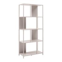 REGÁL MODANO -EXKLUSIV- - kašmírová, Modern, kov/kompozitné drevo (75/170/35cm) - Mömax