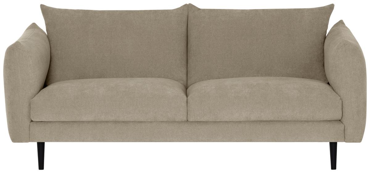 3-sitzer-sofa Mysholm B: 212 Cm Beige - Beige/Schwarz, KONVENTIONELL, Textil (212/86/102cm) - MID.YOU
