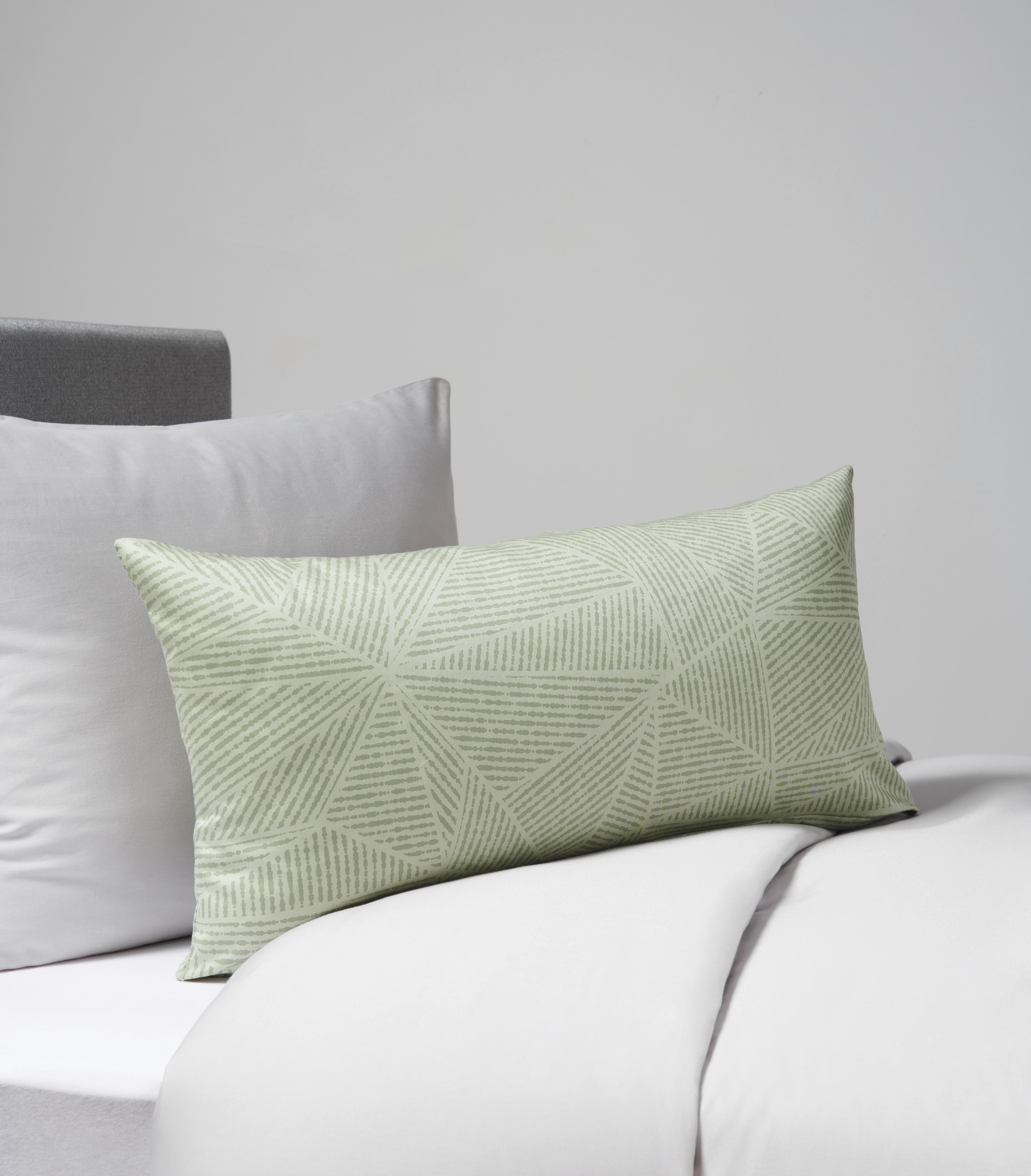 POŤAH NA VANKÚŠ Alex Design, 40/80cm - svetlozelená, Modern, textil (40/80cm) - Premium Living
