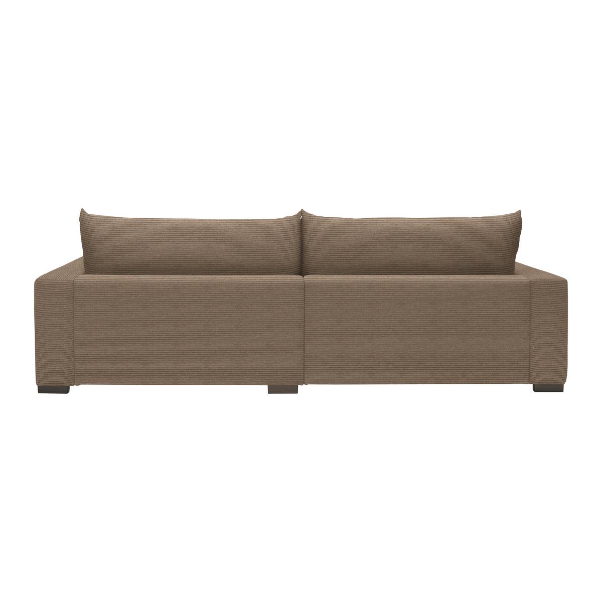 Mega pohovka PEDRO 1200, karamelový menčester - karamelová, Modern, kov/drevo (261/83/124cm) - Mömax