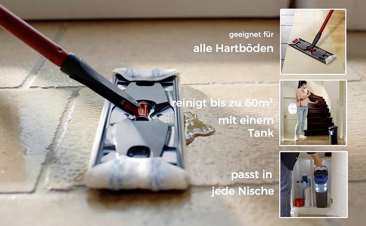 Bodenwischer H2pro - Dunkelgrau, Basics, Kunststoff (24/18/42cm) - Vileda