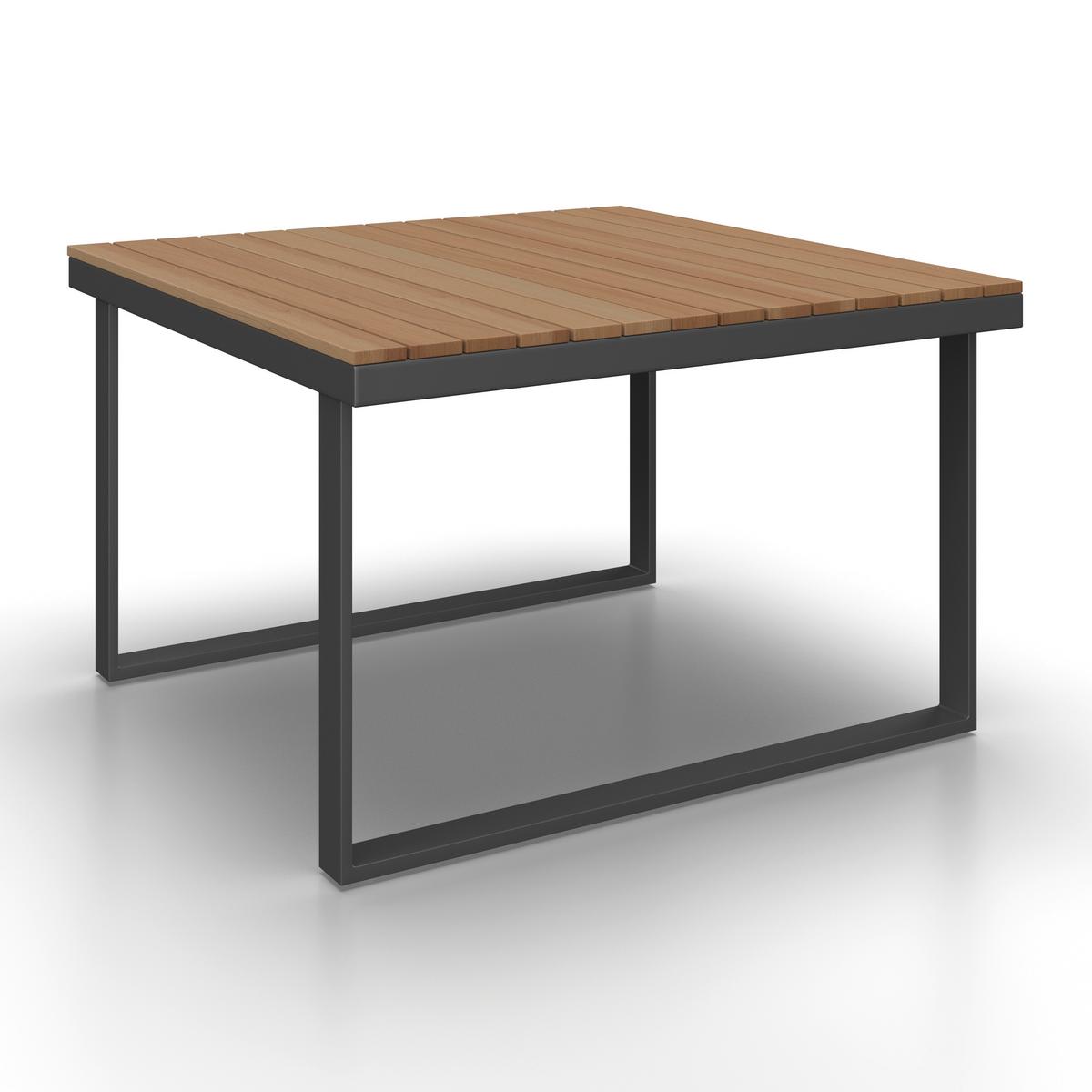 TERASOVÁ SEDACÍ SOUPRAVA ELIA - světle šedá, Moderní, kov/dřevo (236,5/75/236,5cm) - Bessagi Garden