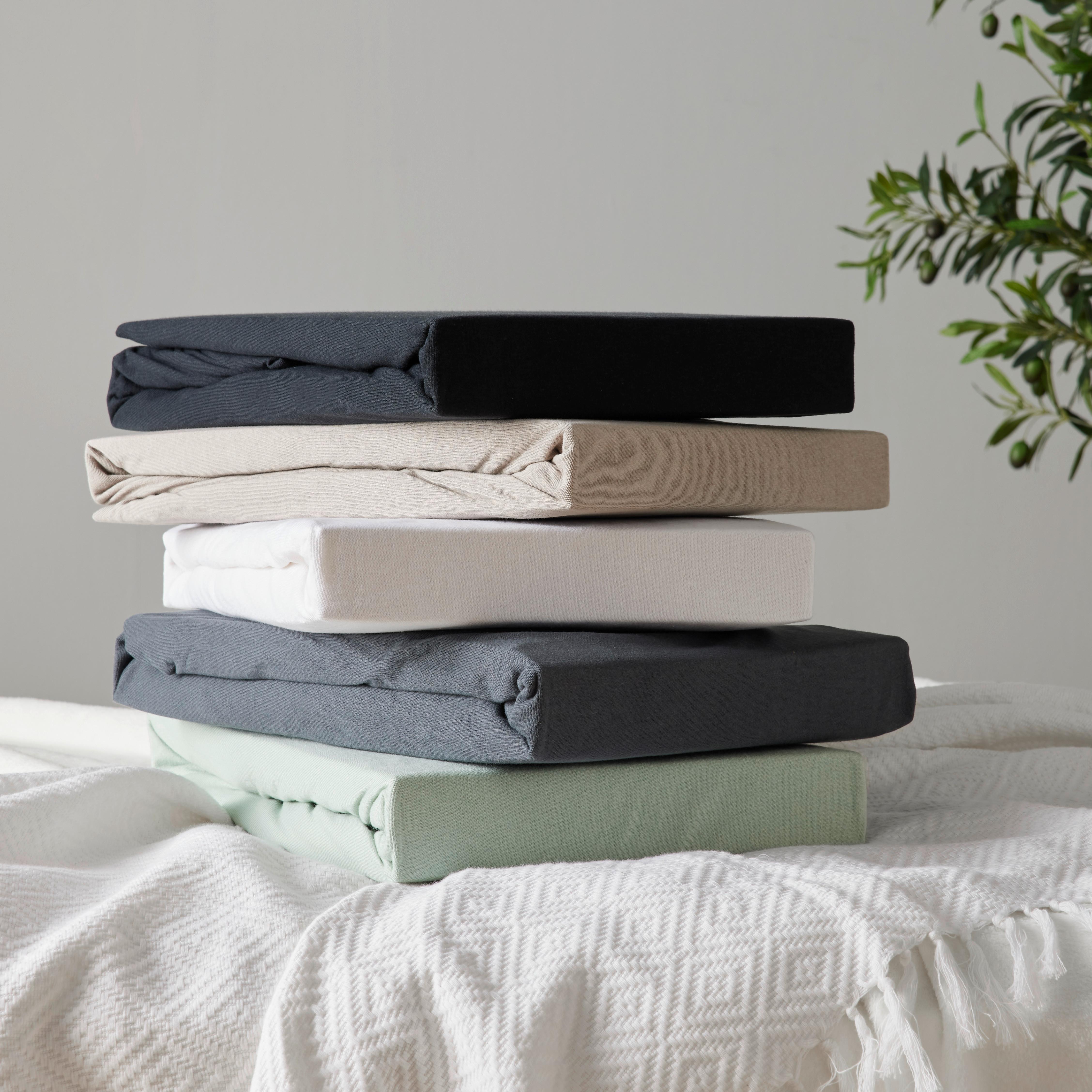 Elastické Prostěradlo Basic, 100/200 Cm - šedá, textil (100/200cm) - Modern Living