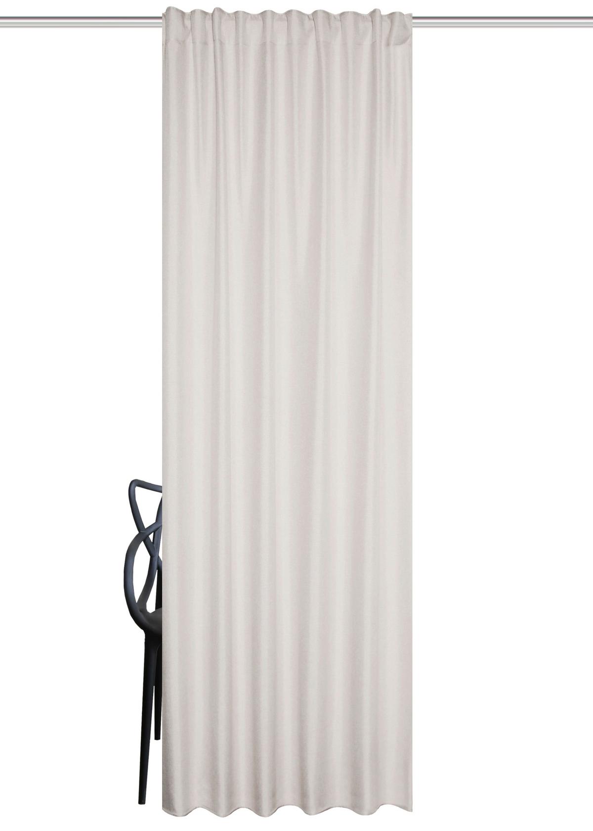 Wärmeschutzvorhang Eskamio - Creme, Basics, Textil (135/145cm)