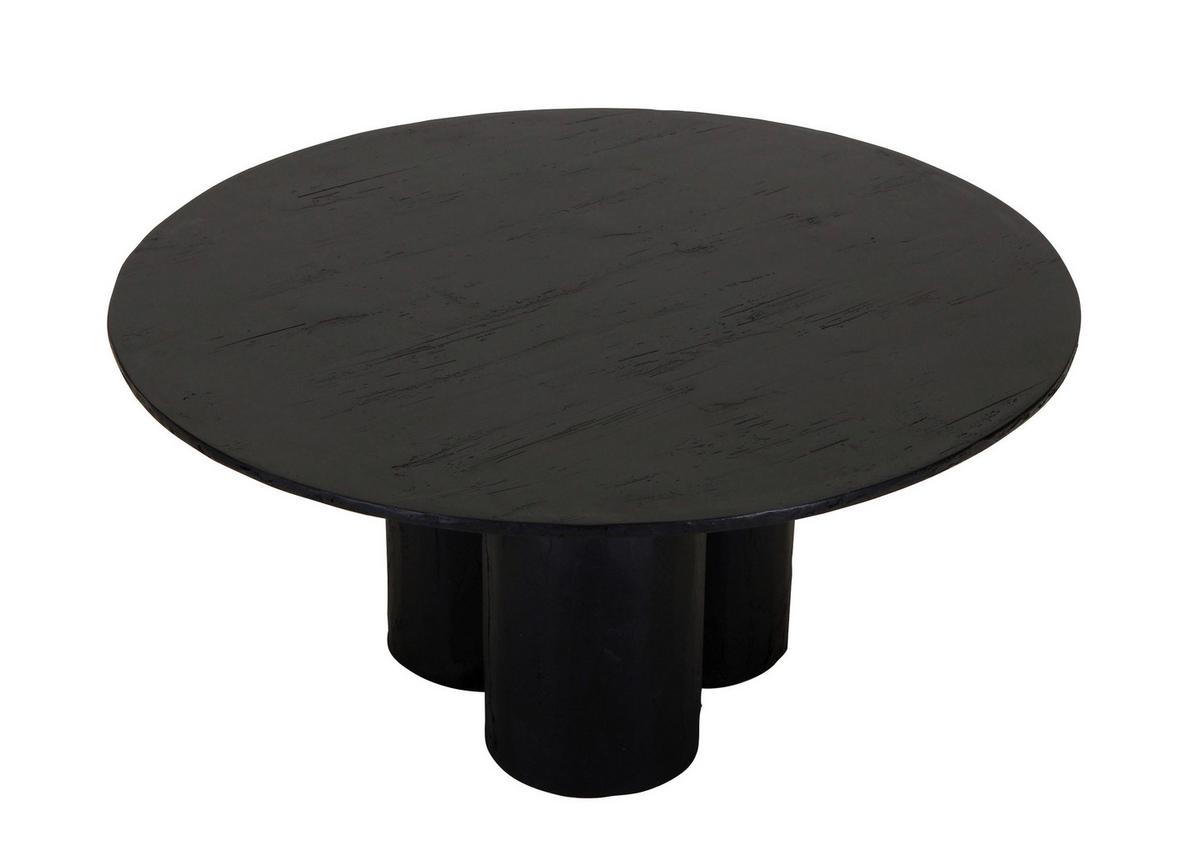 Jedálenský stôl PARIS 120 - čierna, Modern, kompozitné drevo (120/76cm) - Mömax