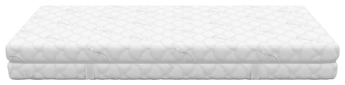 Komfortschaummatratze 90x200 cm H2+h3 H: 24 cm - Weiß, Textil (90/200cm) - Primatex Deluxe