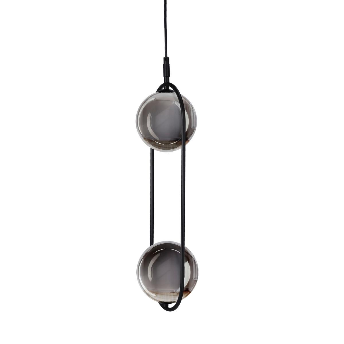 Pendelleuchte 32-44051 Cordel - Graphitfarben/Schwarz, Design, Metall (18.5/14/140cm)