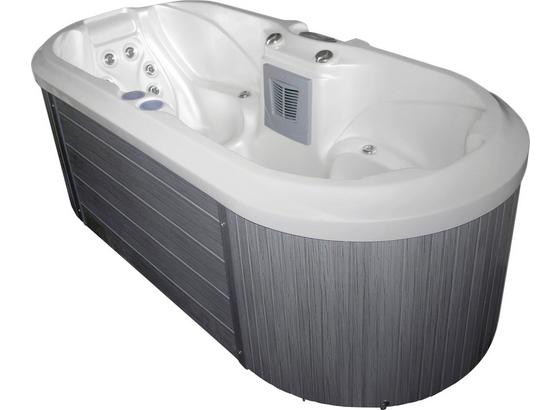 Whirlpool Acryl Ec 2000 Como Hydro Jets 225x78x100 cm - Braun/Weiß, Design, Kunststoff (225/78/100cm)