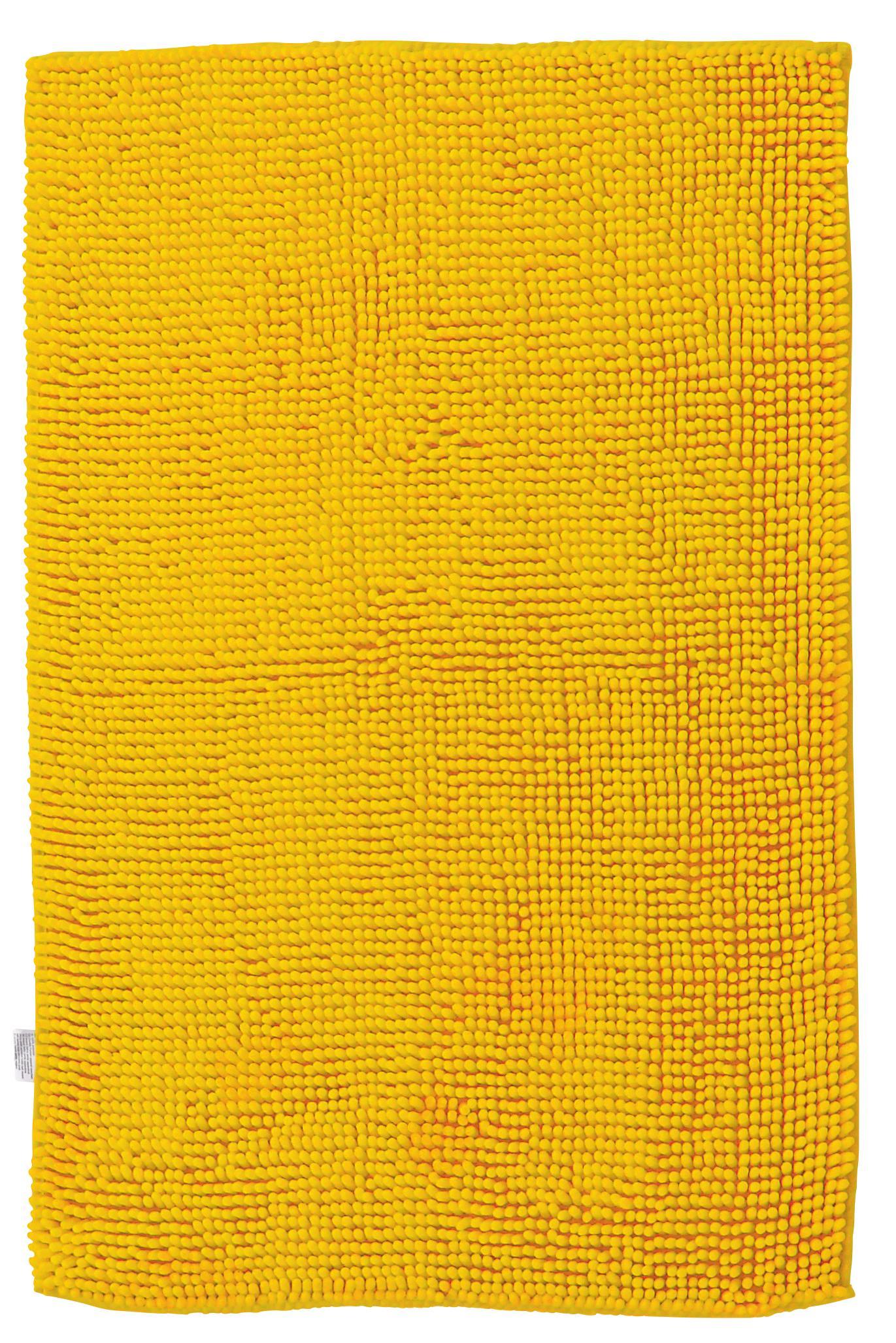 Fürdőszobaszőnyeg Anke - Sárga, modern, Textil (60/90cm) - Luca Bessoni