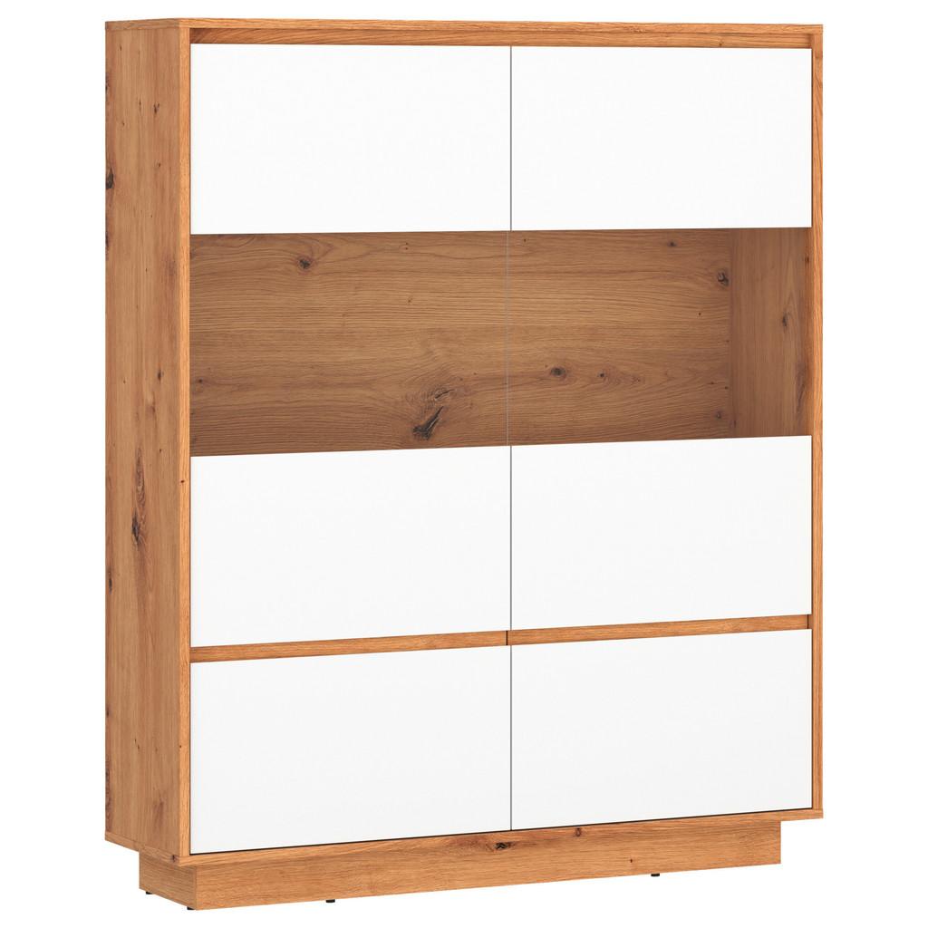 Highboard Foggia Eiche Artisan B: 113,5 cm