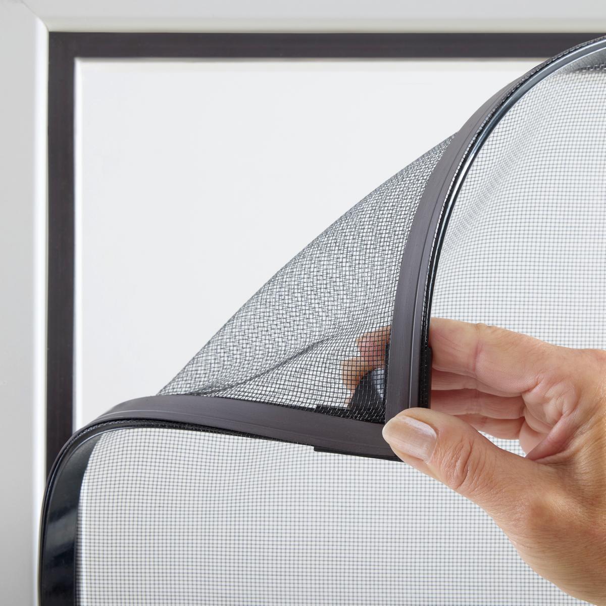 SÍŤ PROTI HMYZU DO OKEN MAGNETFENSTER - antracitová, textil (130/150cm) - Mömax