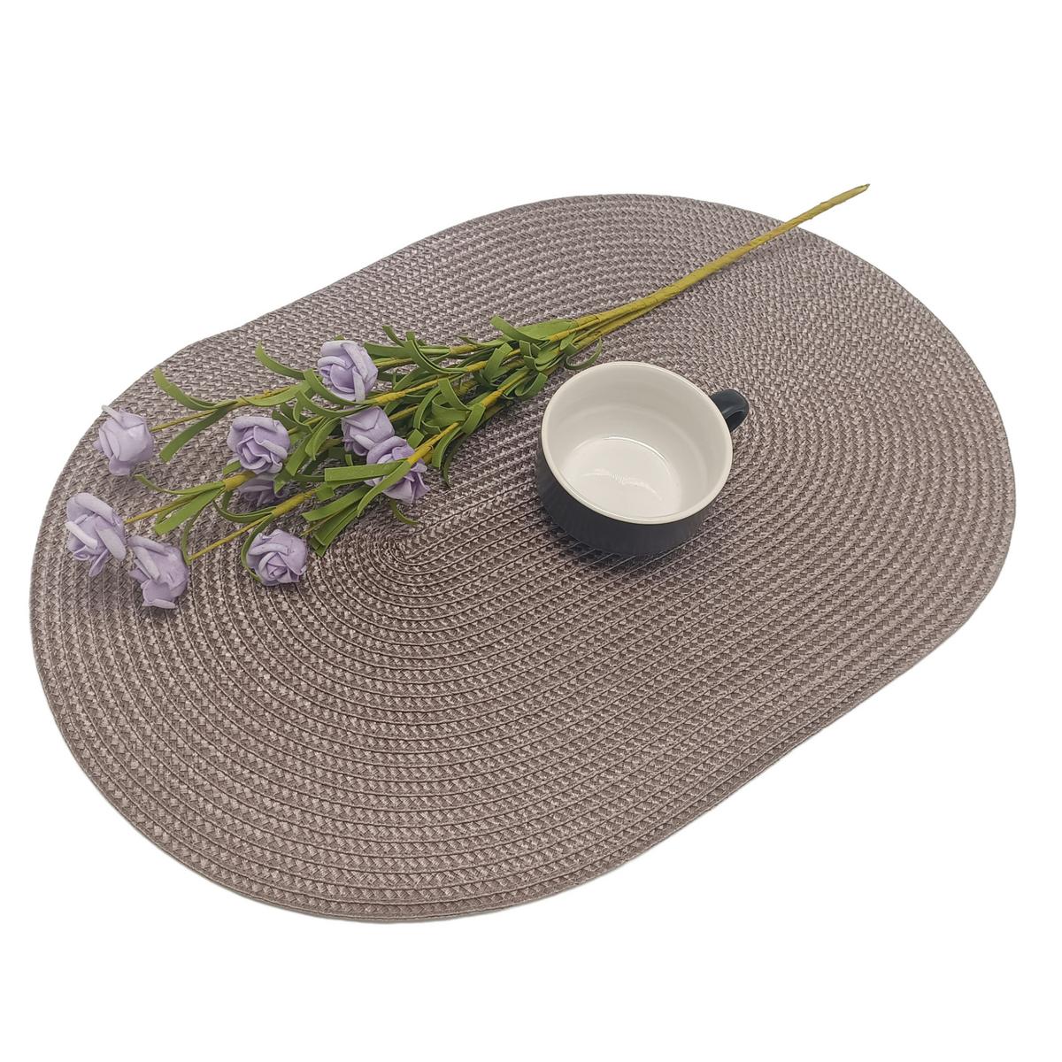 Étkezőalátét Martina - fekete/világoszöld, Konventionell, műanyag - Ondega