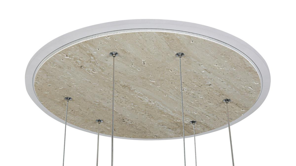 ZÁVESNÉ LED SVIETIDLO STONI - šampanská, Modern, kov/plast (42/150cm) - Mömax