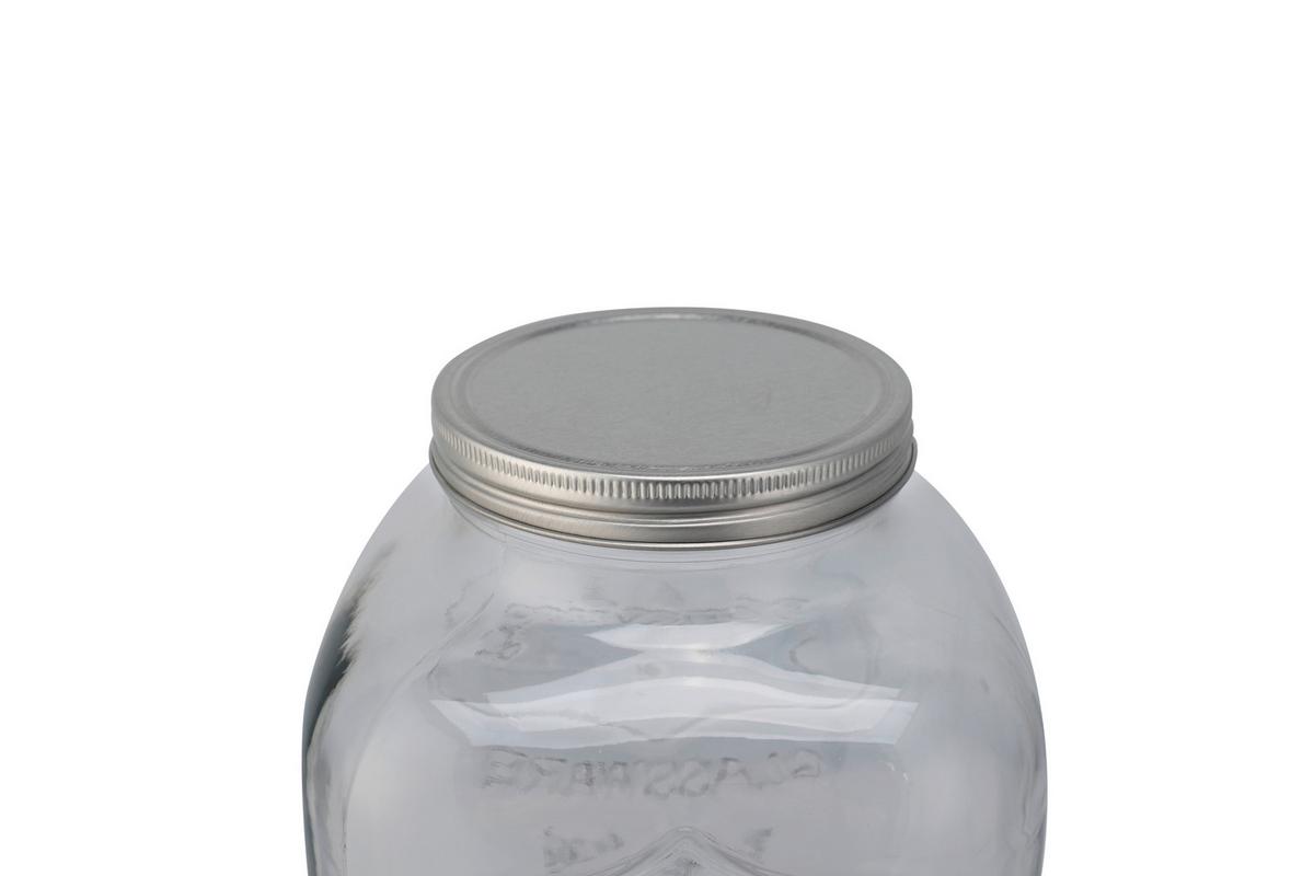 Getränkespender Transparent H: 27 Cm 5l - Transparent, Basics, Glas (27cm) - Echtwerk