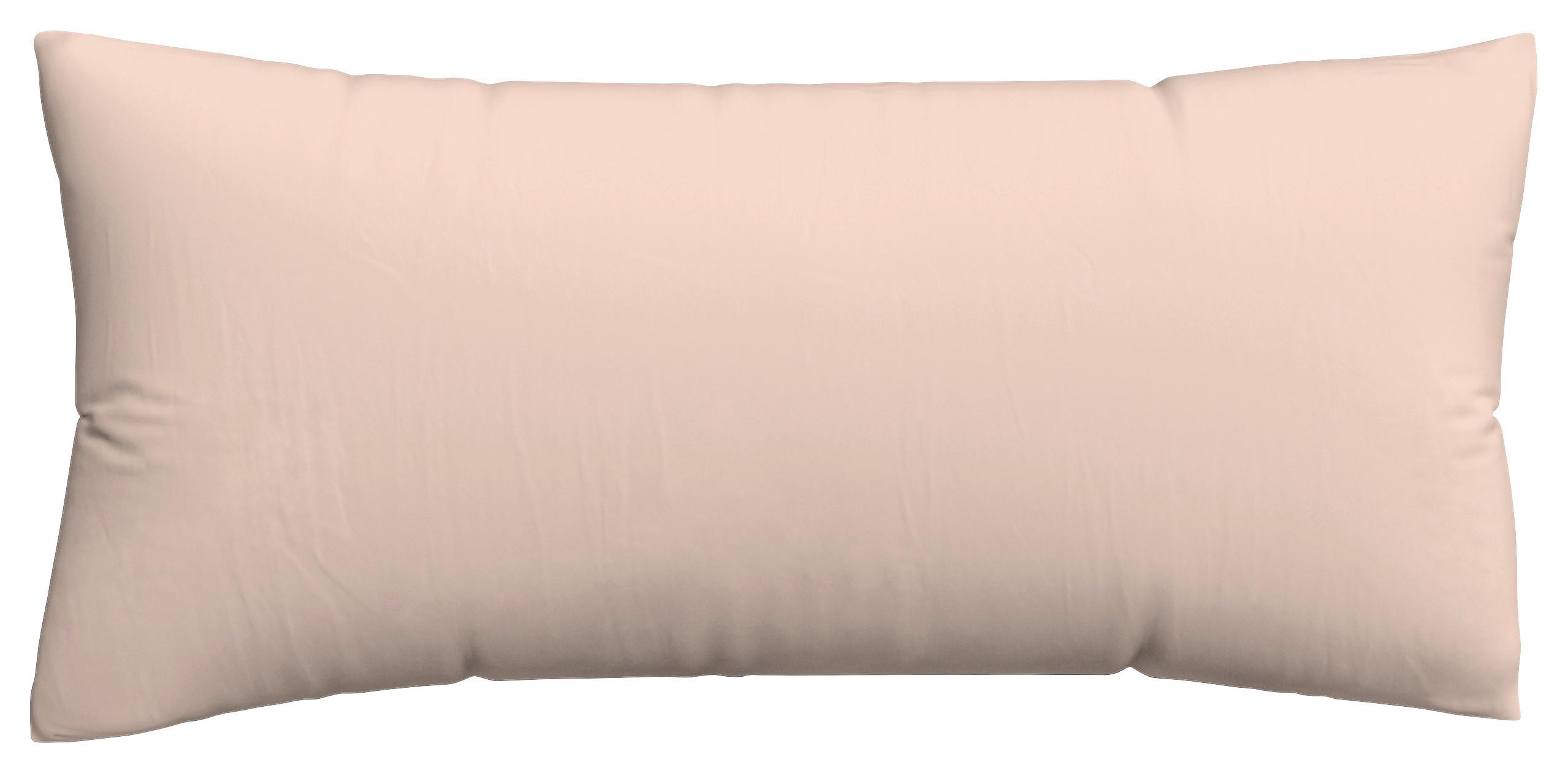 Kopfpolsterbezug Knitted Jersey - Hellrot, Basics, Textil (40/80cm) - Schlafgut