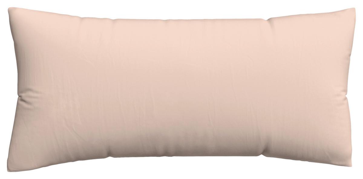 Kopfpolsterbezug Knitted Jersey - Hellrot, Basics, Textil (40/80cm) - Schlafgut