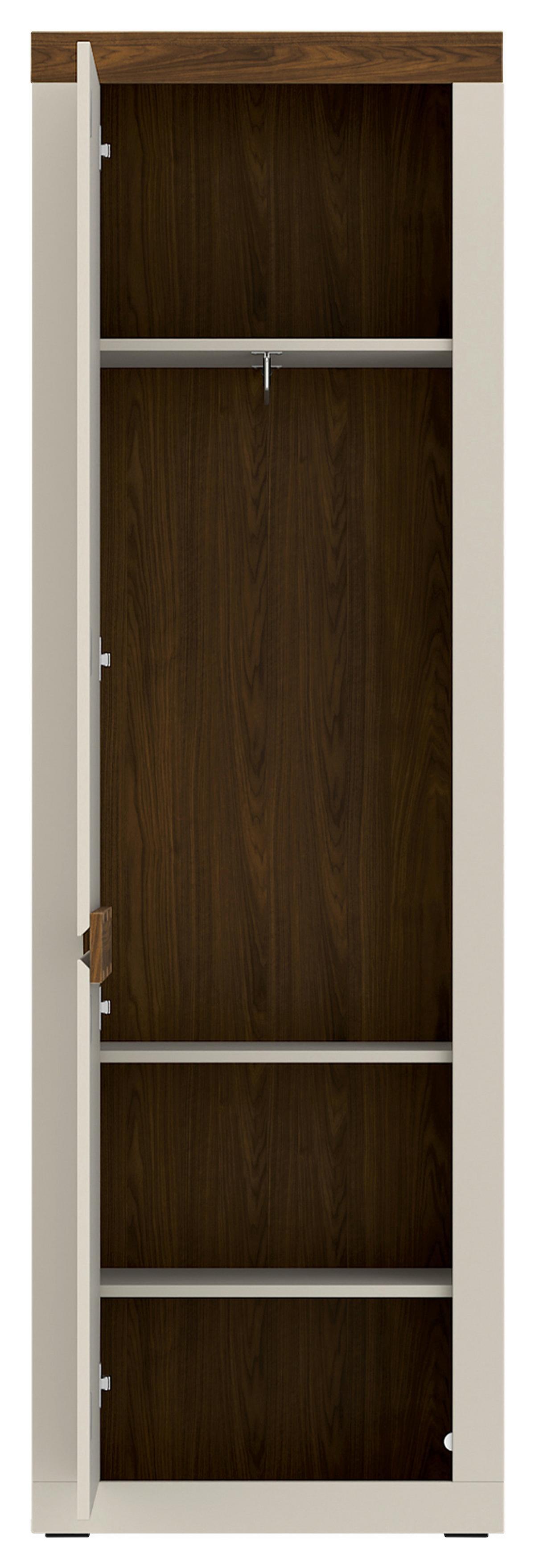 Garderobenschrank Salo Kaschmir/Nussbaum B: 94,2cm - Kaschmir/Nussbaumfarben, MODERN, Holzwerkstoff (94,2/205,1/36,6cm)