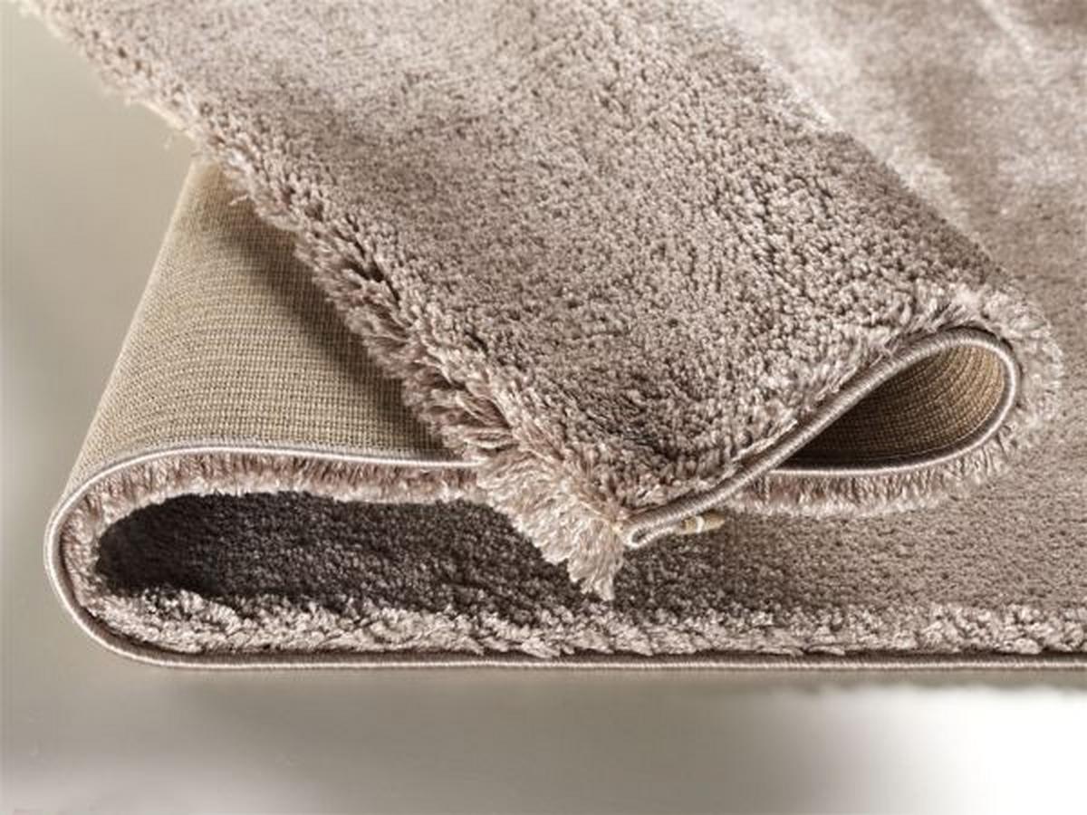 Hochflorteppich Royal Shaggy Hellbraun 65x130 cm - Hellbraun, Basics, Textil (65/130cm) - Novel