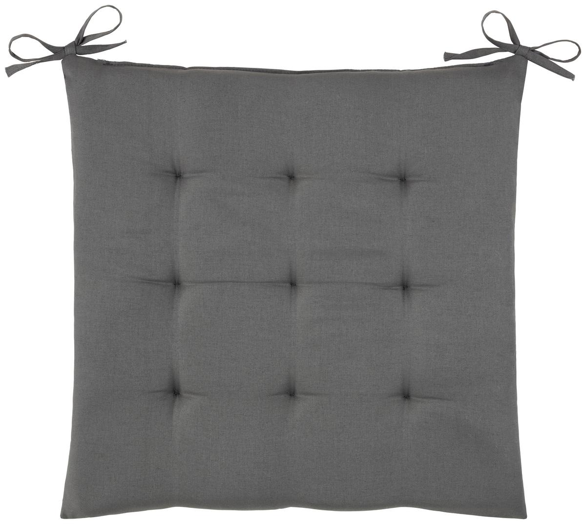 PODSEDÁK LOLA - antracitová, textil (40/40/4cm) - Mömax