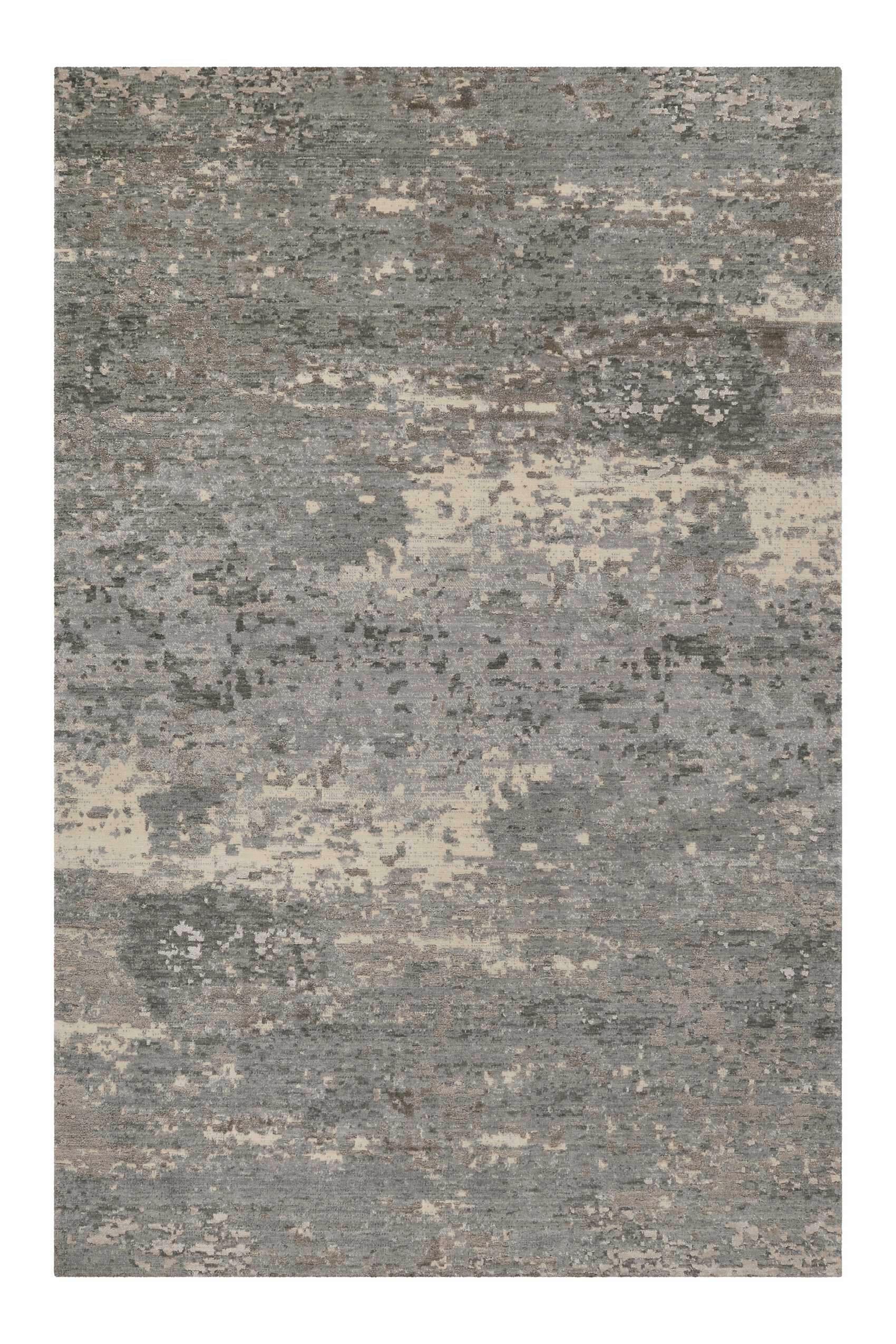 Vintage-Teppich Grau, 110x170 cm Grau  110/170 cm 