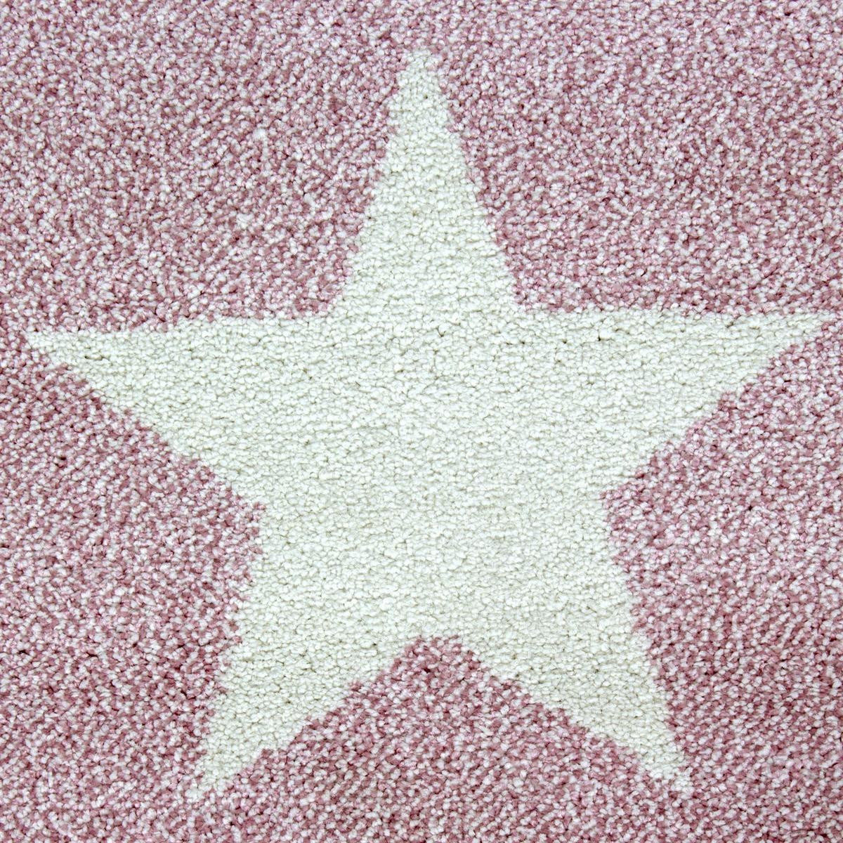 Detský koberec 80x150 cm - pink/sivá, Trend, textil (80/150cm) - Ben'n'jen