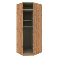 KORPUS ROHOVÉ SKŘÍNĚ UNIT - dub wotan/jílová barva, Moderní, kompozitní dřevo (91,1/242,2/91,1cm) - Ondega