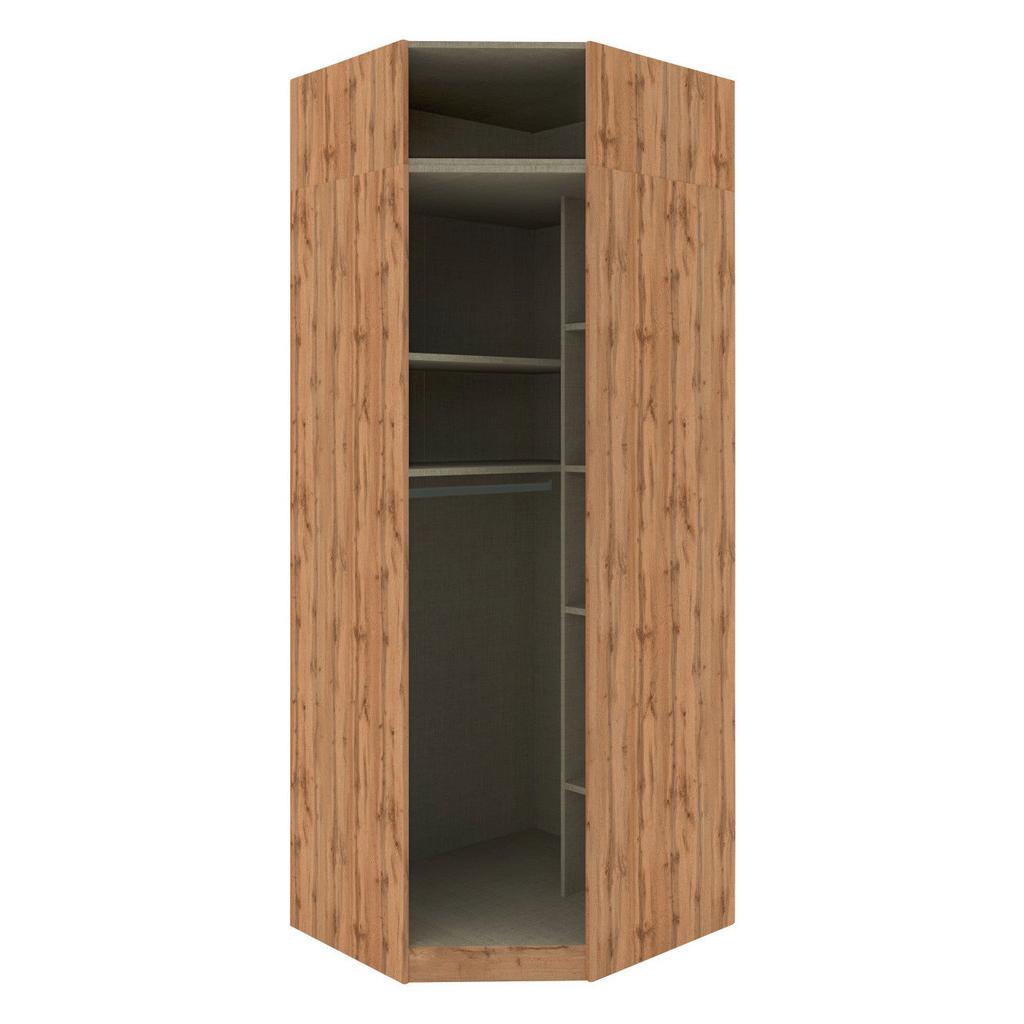 Eckschrankkorpus B: 91,1 cm Unit Wotan Eiche Dekor