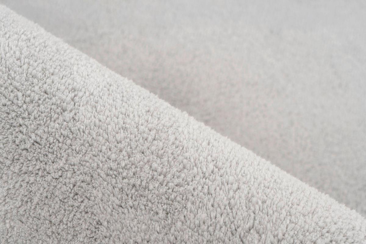 Flachwebteppich Silber Earthquake 80x280 cm - Silberfarben, Basics, Textil (80/280cm) - Kayoom