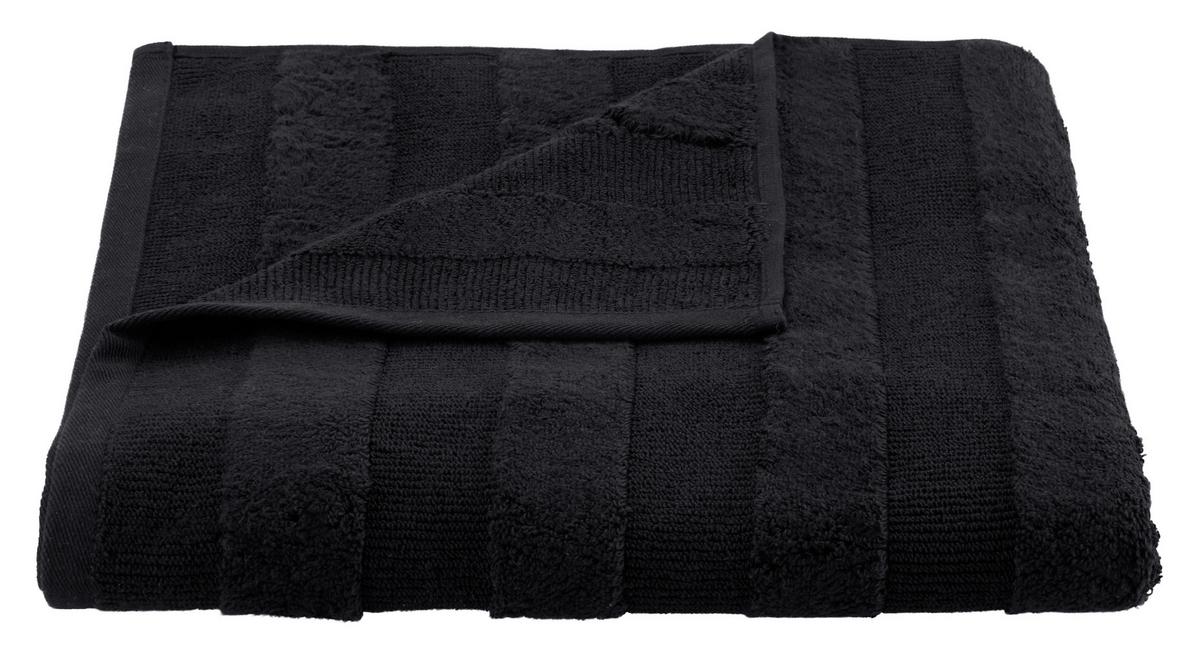 OSUŠKA DO SPRCHY Chris, 70/140cm, černá - černá, textil (70/140cm) - Premium Living